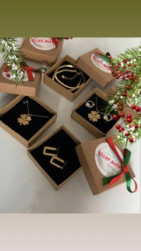 8x8x3 KRAFT SÜNGERLİ TAKI KUTUSU 25 li pkt fiyatı 