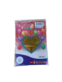 GOLD KALP  FOLYO YALDIZLI BALON  18 İNÇ