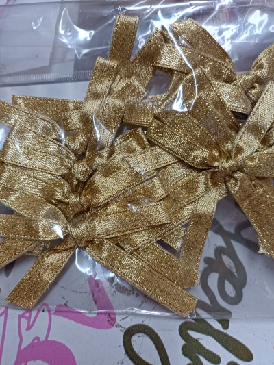 GOLD YALDIZLI 1 CM LIK HAZIR FIYONK 10 LU PAKET 