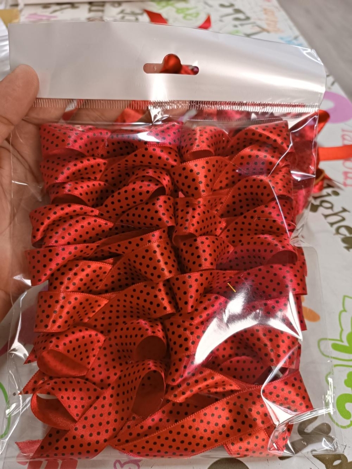KIRMIZI SİYAH PUANTİYELİ HAZİR FİYONK 20 Lİ PAKET 