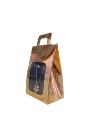 pencereli gold  takı kutusu  25 li paket 