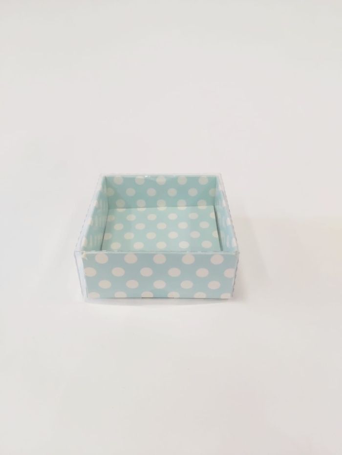 6x6x3 mavi puantiyeli kutu