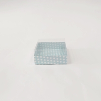 9x9x4 Mavi Puantiyeli Kutu