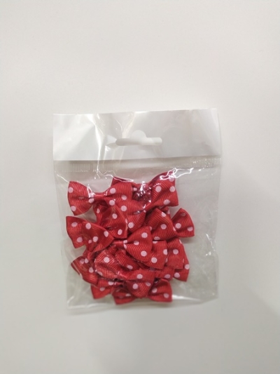 kırmızı beyaz puantıyelı 20 li paket 